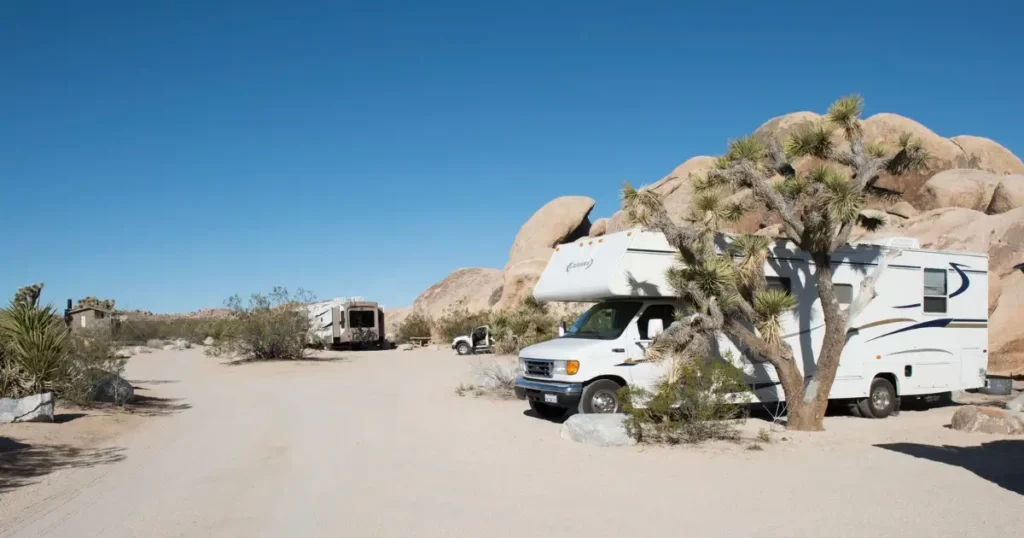 RV sites at Belle Campground, Joshua Tree National Park